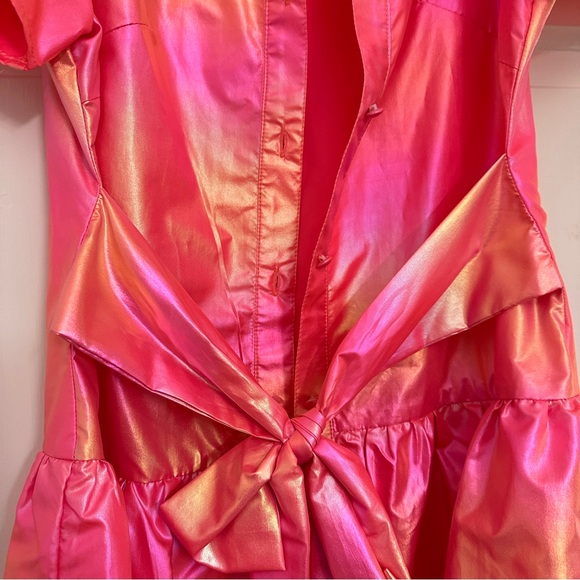 Queen of sparkles Shiny Pink Ruffled Dress - Picture 4 of 5